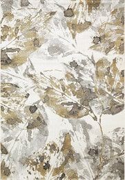 Dynamic Rugs AVENUE 3407-6191 Ivory and Gold